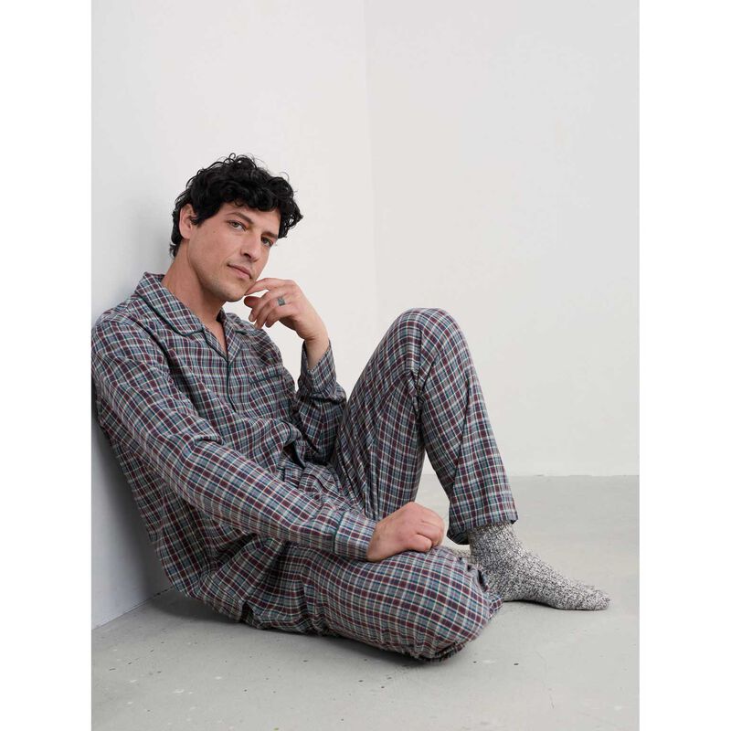 Seasalt Cornwall Netter Pyjama Set Raven Dark Lake image number 2